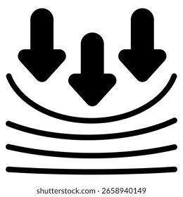 Elasticity Icon Element For Design