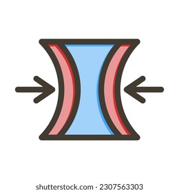Elasticity Thick Line Filled Colors For Personal And Commercial Use.

