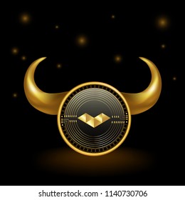 Elastos Cryptocurrency Coin Bull Market Background