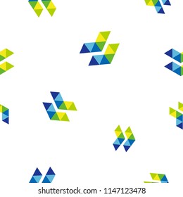 Elastos Cryptocurrency Coin Sign Seamless Pattern