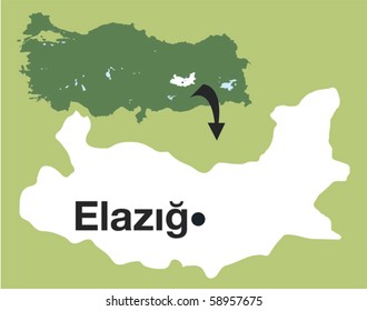 Elazig. The cities of Turkey.