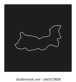 elazig region map, turkey country