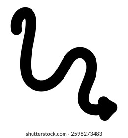 Elbow Arrow Twisted Direction Symbol