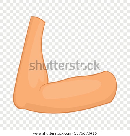 Elbow icon. Cartoon illustration of elbow vector icon for web design