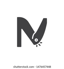 Elbow pain vector icon. filled flat sign for mobile concept and web design. Elbow Joint pain glyph icon. Symbol, logo illustration. Vector graphics