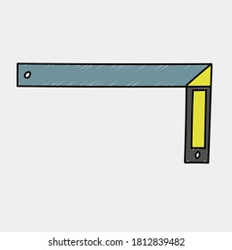 Arte vectorial Elbow Ruler para tu diseño o pegatina, etc