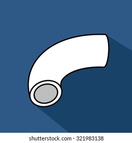 Elbow vector illustration in flat design.