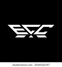 Diseño vectorial del logotipo de la letra de ELC, logotipo simple y moderno de ELC. ELC diseño de alfabeto de lujo  