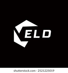 Logotipo da carta criativa minimalista da ELD. ELD vetor único iniciais alfabeto letra logotipo design
