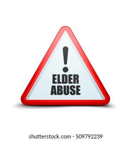 Elder Abuse illustration sign