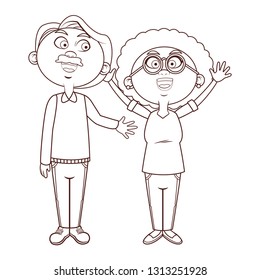 elder couple grandparents