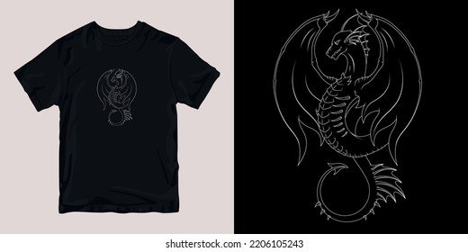 elder dragon game of thrones t-shirt stylish and clothing printable trendy tshirt design. print, industrial products. global swatch