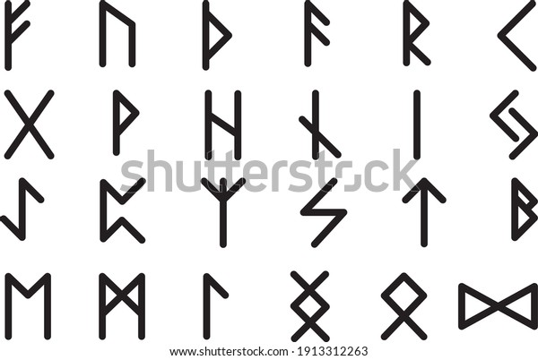 elder futhark rune font