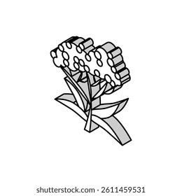 elderberry tree branch isometric icon vector. elderberry tree branch sign. isolated symbol illustration