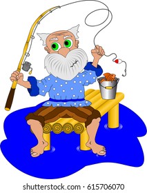 Elderling fishing