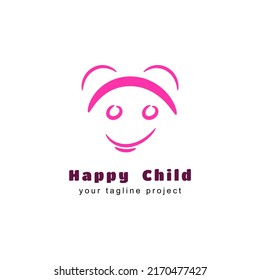 
Elderly Care Logo Template with a smile. vector logo