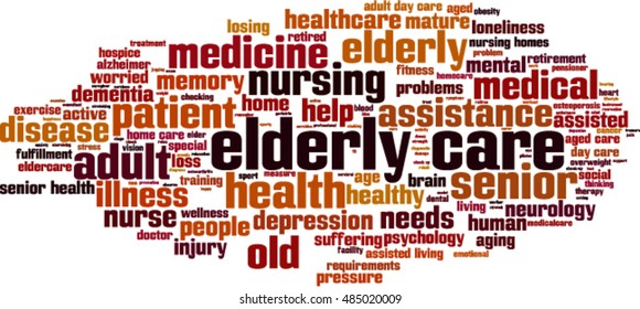 elderly-care-word-cloud-concept-vector-stock-vector-royalty-free-485020009