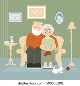 an elderly couple