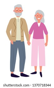 elderly couple avatar