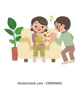 Elderly couple to baby-sit