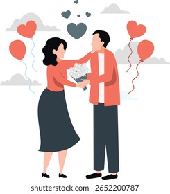 Um casal de idosos dança graciosamente juntos.