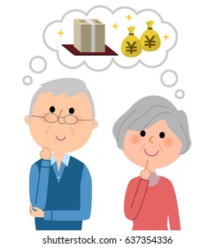 Elderly couple,Great cost