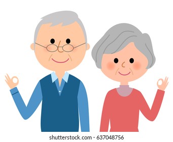 Elderly couple,OK