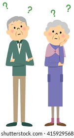 Elderly couple,Question