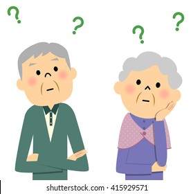 Elderly couple,Question