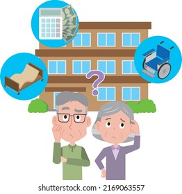 Las parejas de edad avanzada con dudas sobre los hogares de ancianos y los servicios de atención a largo plazo