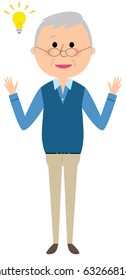 Elderly man,Inspiration