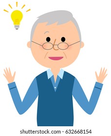 Elderly man,Inspiration