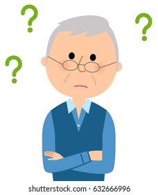 Elderly man,Question