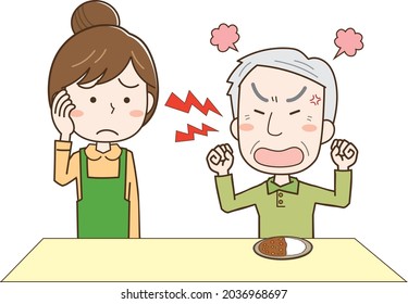 Los ancianos se quejan de su dieta y las mujeres en problemas