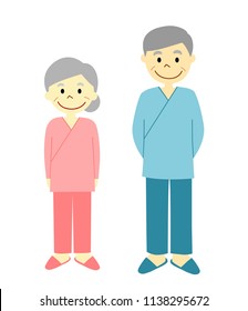 Elderly patients. couple