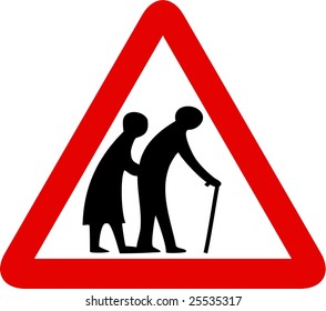 Elderly People Sign