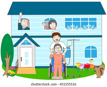 The elderly person who lives in a nursing facility.