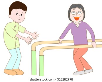 The elderly person who tries rehabilitation hard
