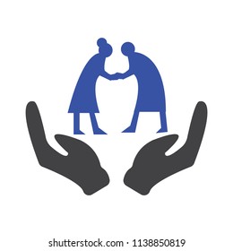 Elderly protection Icon