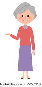 Elderly women,Description