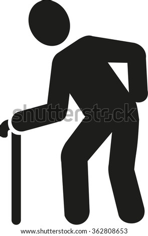 Eldery person icon