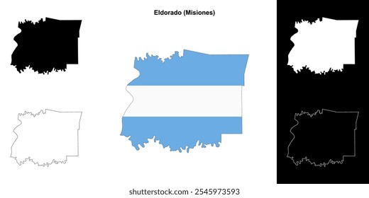 Conjunto de mapas do departamento de Eldorado (Misiones)