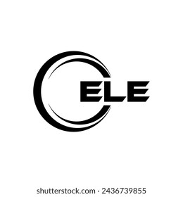 ELE Letter Logo Design, Inspiration for a Unique Identity. Modern Elegance and Creative Design. Watermark Your Success with the Striking this Logo.