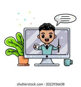 elearning for character, sticker and illustration.