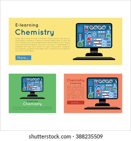E-learning, Chemistry banner