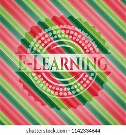 E-Learning christmas badge.