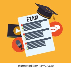 elearning concept with education icons  design, vector illustration 10 eps graphic.