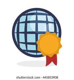 E-learning concept with icon design, vector illustration 10 eps graphic.