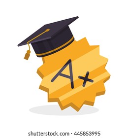 E-learning concept with icon design, vector illustration 10 eps graphic.