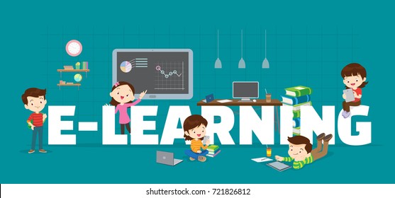 E Learning Kids Images, Stock Photos & Vectors | Shutterstock